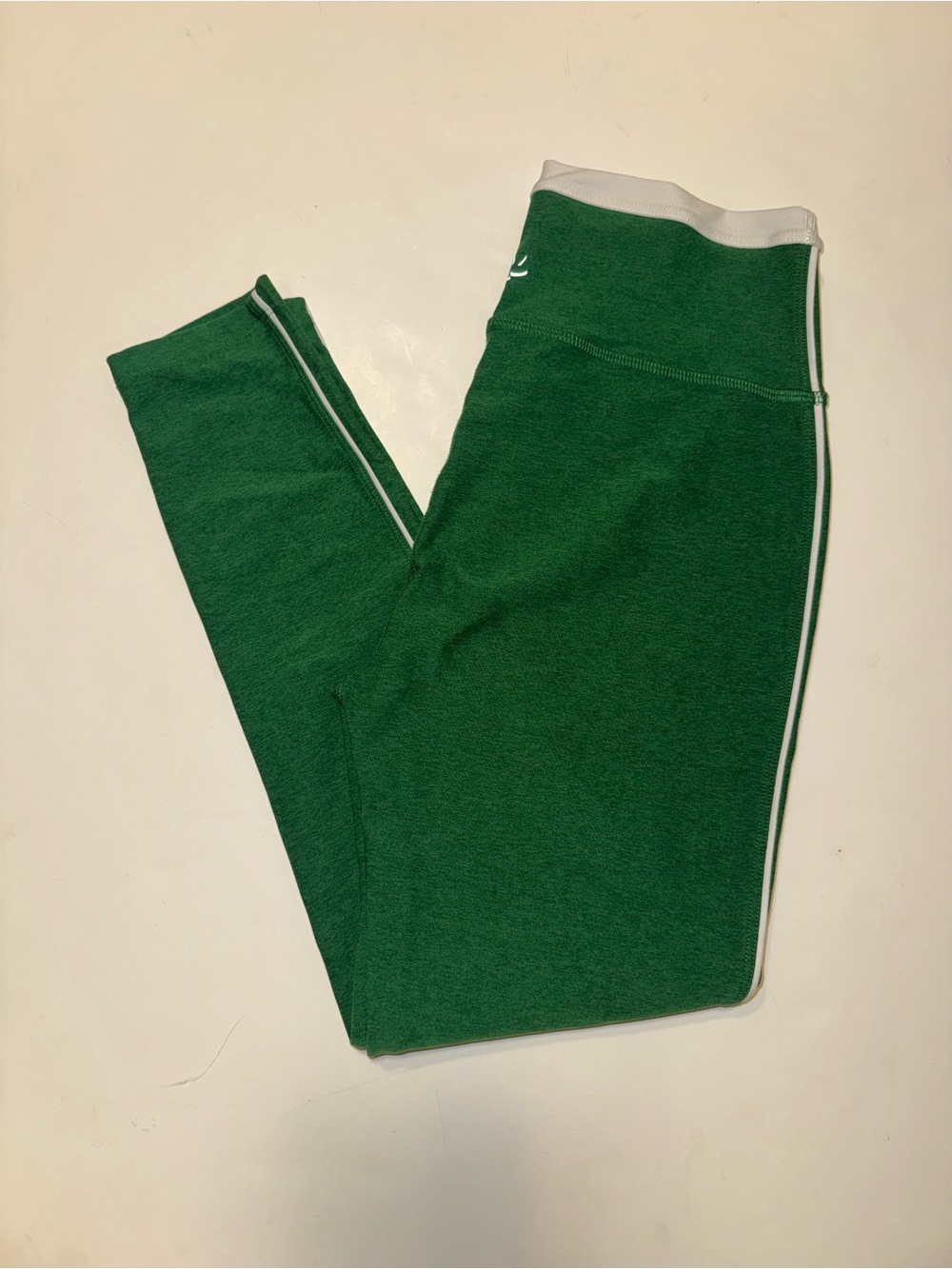 Beyond Yoga Spacedye Trophy High Waist Leggings Summer Thyme Green Cloud White